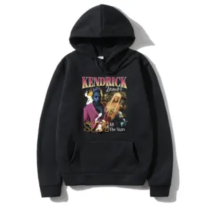 Kendrick Lamar Print Hoodie SZA All The Stars